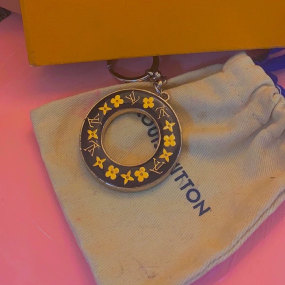 black and gold keychain
